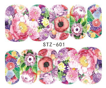 Flower Nail Decal