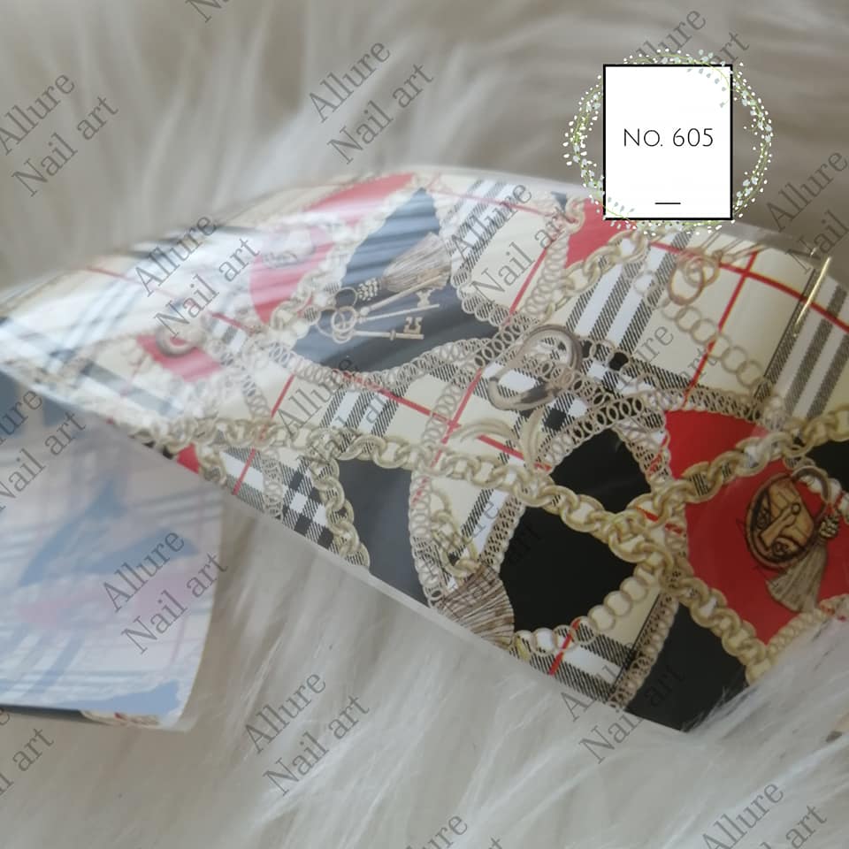Fashion Brand Cartoon Foil Nail Transfer