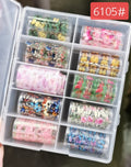 Butterfly Flower Nail Art Foil Set Box