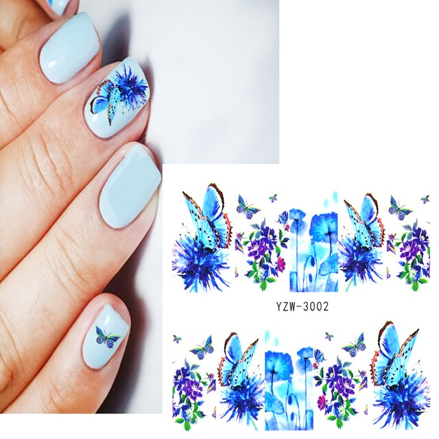 Flower Nail Decal