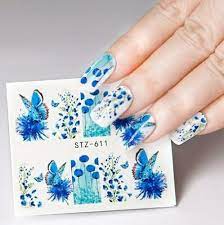 Flower Nail Decal