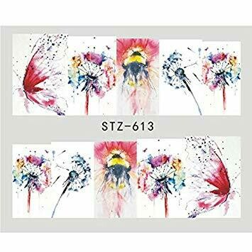 Flower Nail Decal