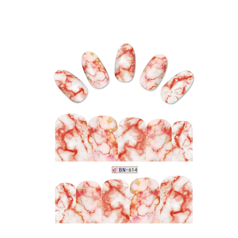 Marble Nail Art Decal BN614