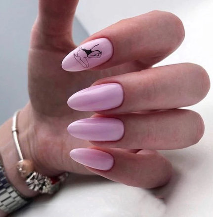 Words Text Letter Lady Nail Sticker
