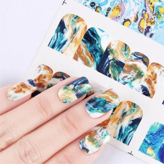 Marble Nail Art Decal BN617