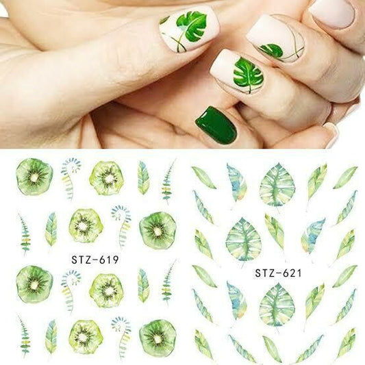 Leaves Plant Nail Decal