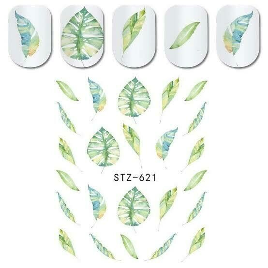 Leaves Leaf Nail Decal