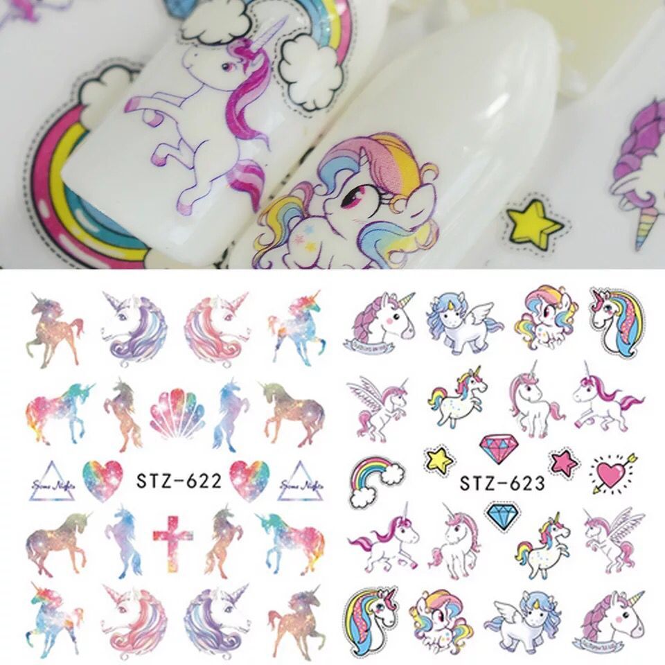 Unicorn Nail Decal