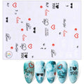Words Text Letter Lady Nail Sticker