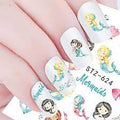 Mermaid Fish Nail Decal