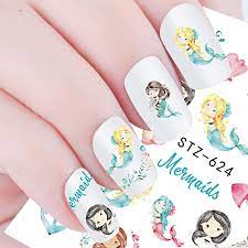 Mermaid Fish Nail Decal