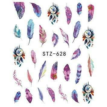 Feather Dream Catcher Nail Decal