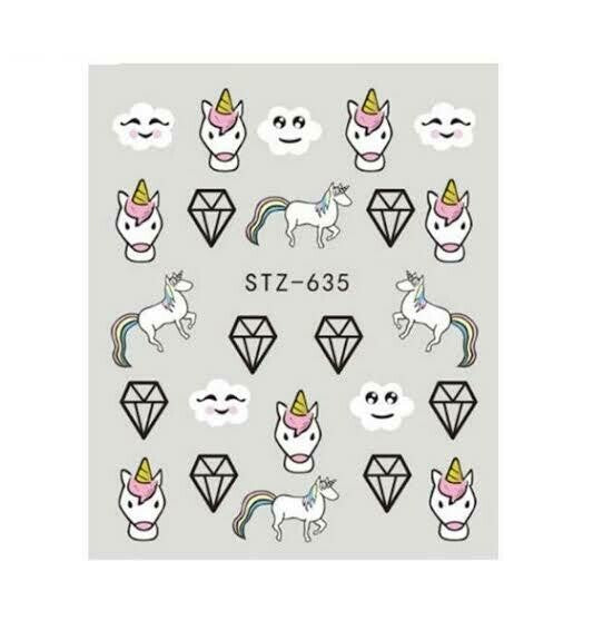 Unicorn Nail Decal
