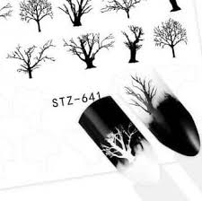 Tree Plant Flower Nail Decal