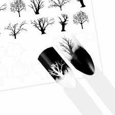 Tree Plant Flower Nail Decal