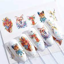 Fox Deer Animal Nail Decal