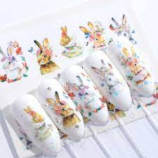 Rabbit Bunny Easter Animal Nail Decal