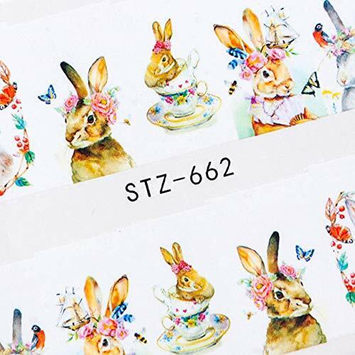 Rabbit Bunny Easter Animal Nail Decal
