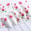 Flower Nail Decal