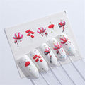 Flower Nail Decal