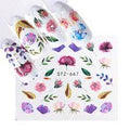 Leaf Flower Nail Decal