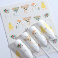 Rabbit Bunny Duck Owl Nail Decal