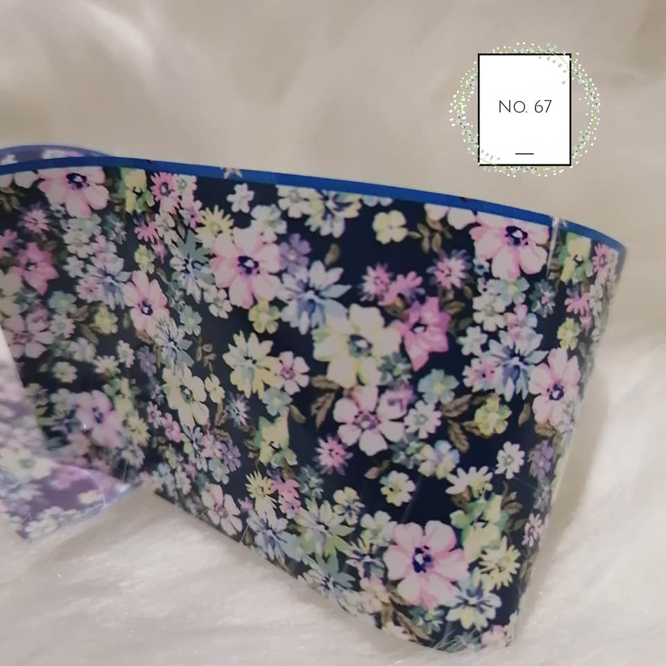 Floral Foil Nail Transfer