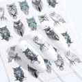 Owl Nail Decal