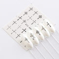 Geometric Abstract Lines Lace Nail Decal stz682