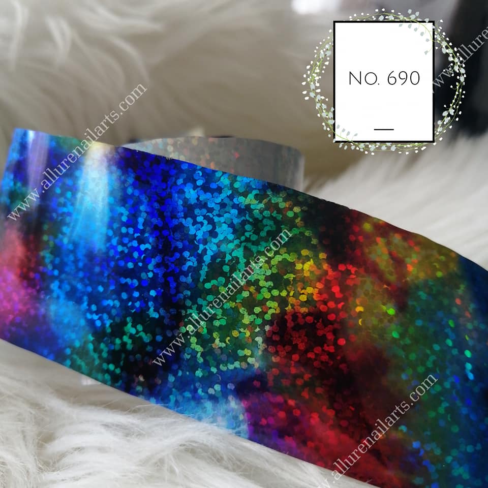 Butterfly Foil Nail Transfer