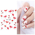 Flower Water color Nail Decal