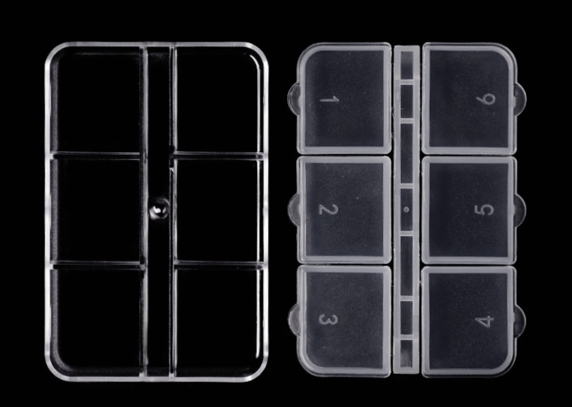 6 Grids Art Empty Storage Box