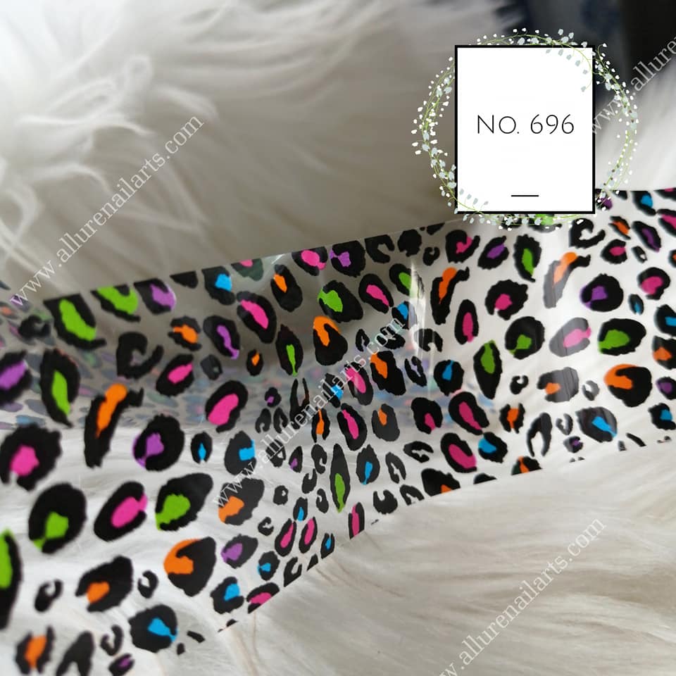 Animal Print Foil Nail Transfer