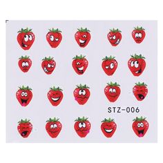 Nail Decal - Fruit Strawberry