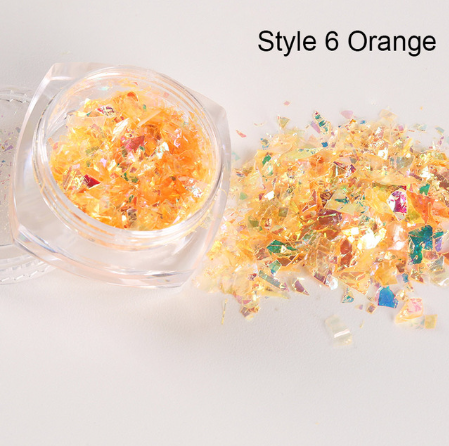 Mylar Nail Art Shards
