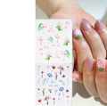 Flower Water color Nail Decal