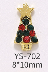 Christmas Rhinestone Charms Nail Art Decoration