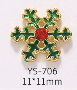 Christmas Rhinestone Charms Nail Art Decoration