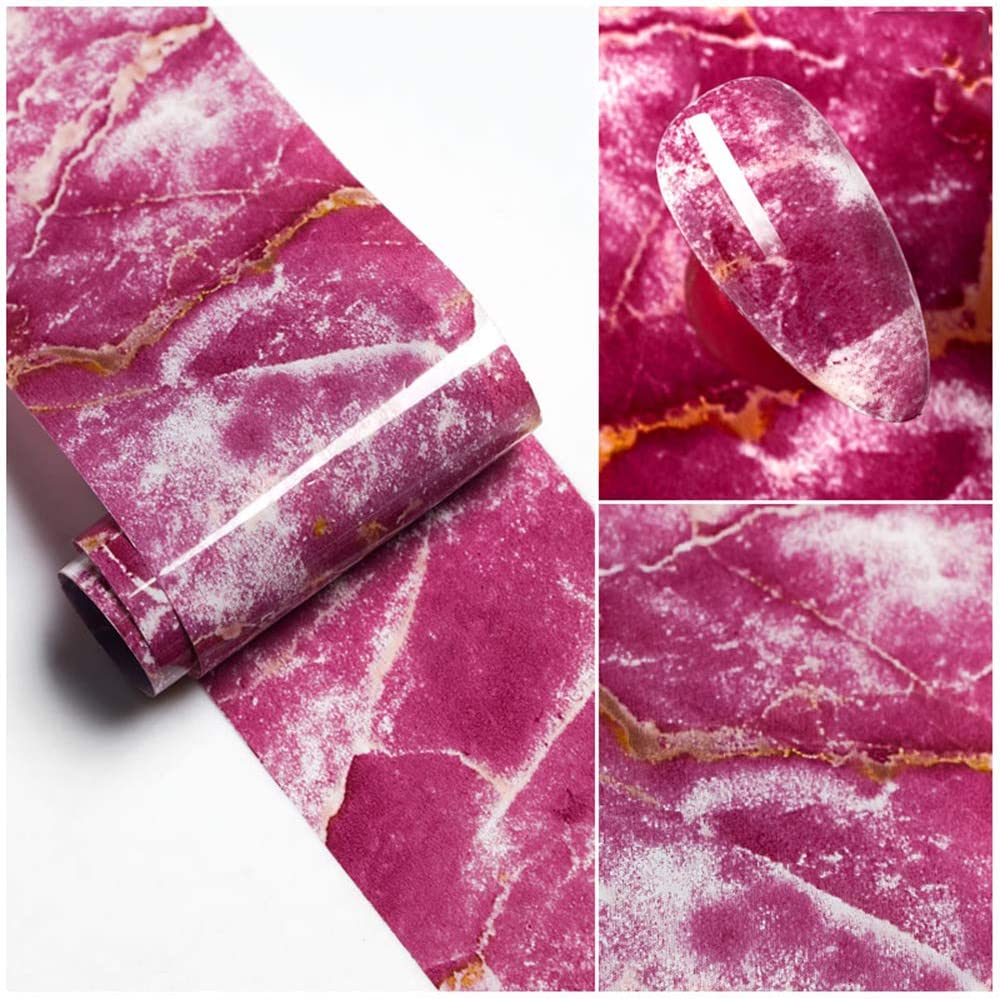 Marble Nail Art 10pcs Foil Set