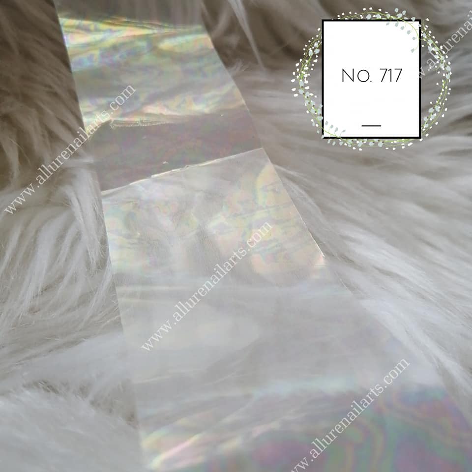 Angel Marble Print Foil Nail Transfer