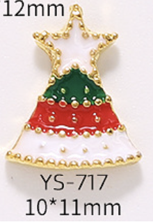 Christmas Rhinestone Charms Nail Art Decoration