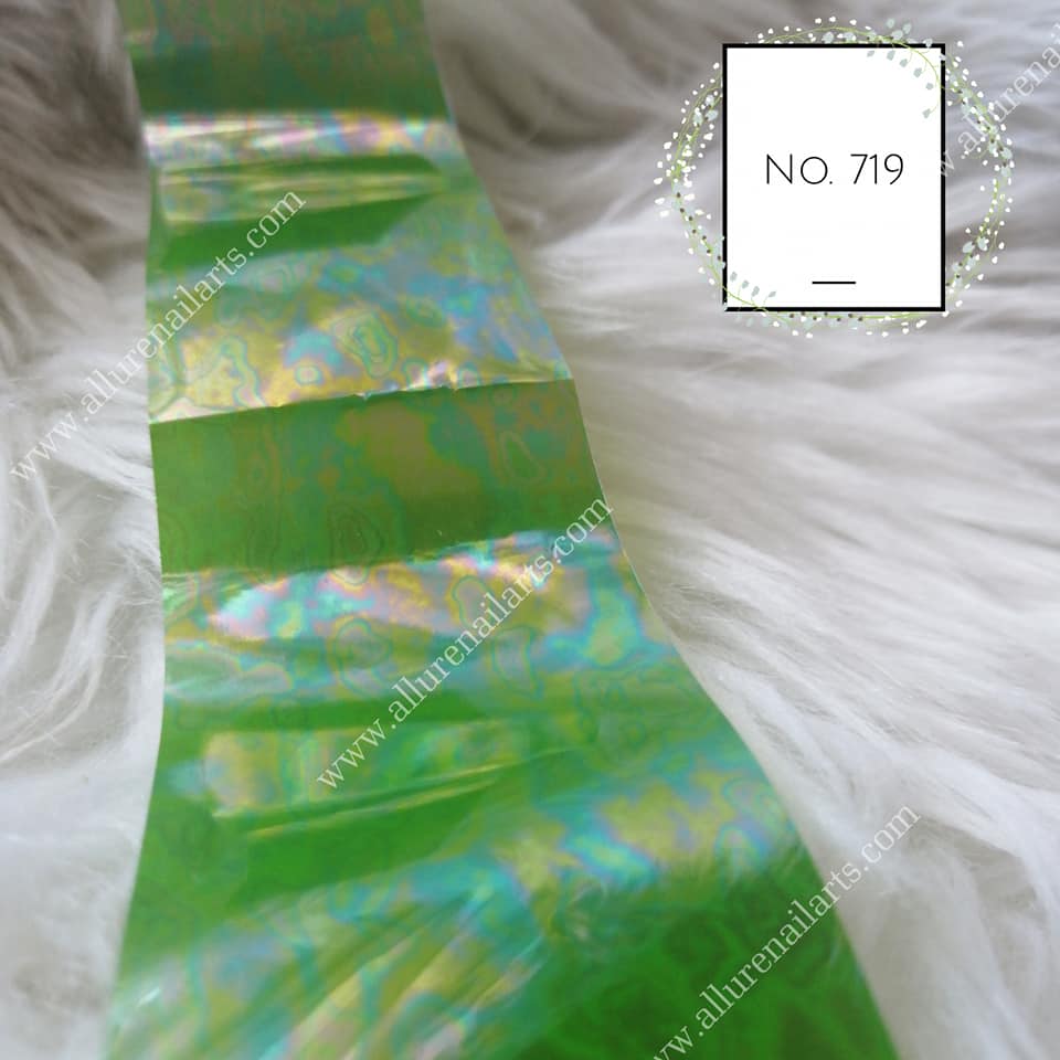 Angel Marble Print Foil Nail Transfer