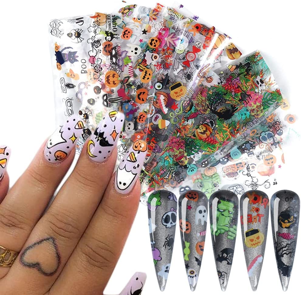Halloween Nail Art Foil Set Box