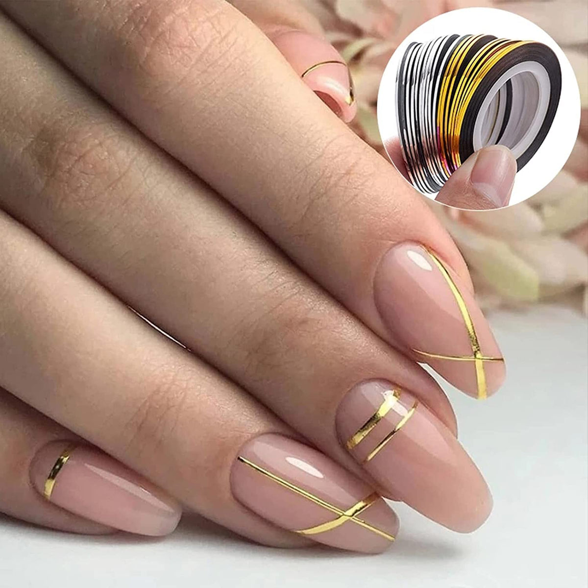 Gold Striping Tape Metallic 1mm
