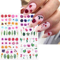 Flower Water color Nail Decal