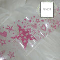 Stars Geometric Print Foil Nail Transfer