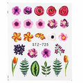 Flower Water color Nail Decal
