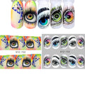 Halloween Eyes Nail Decal