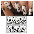 Halloween Skull Nail Decal