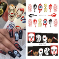Halloween Face Skull Jason Nail Decal